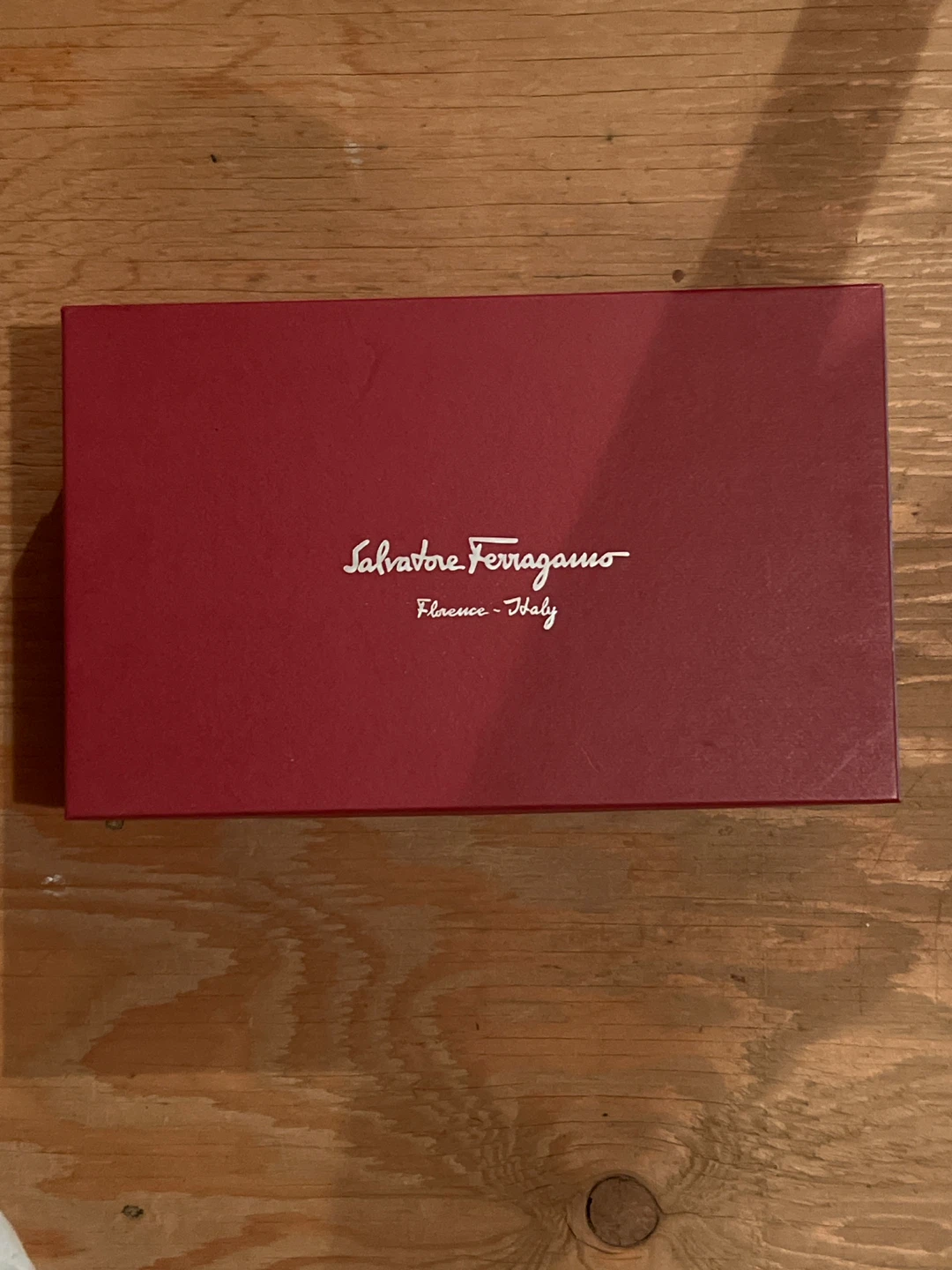 Salvatore Ferragamo Red Box with Dust Bags