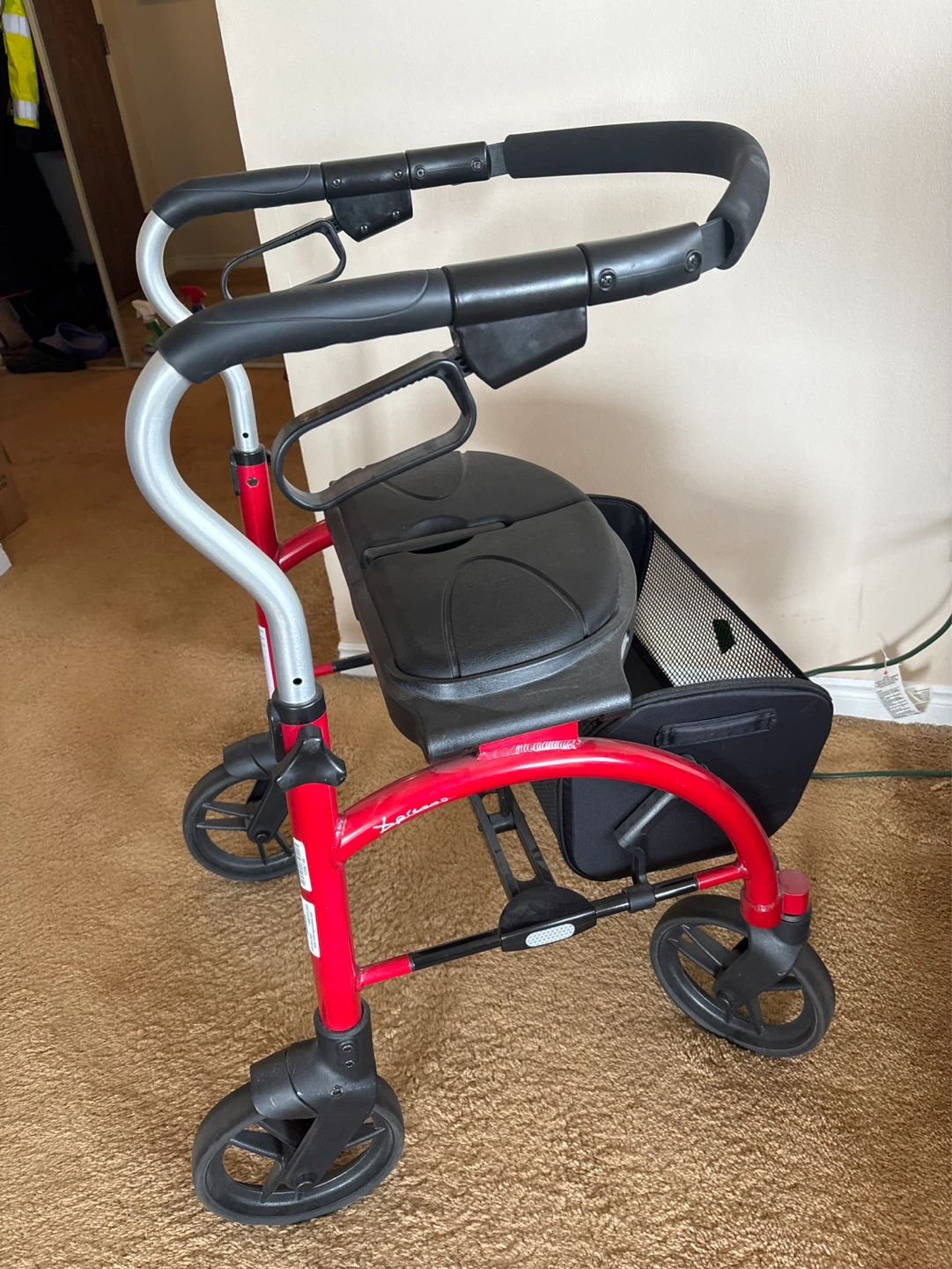 Evolution Expresso 2 Rollator Walker with Seat and Basket
