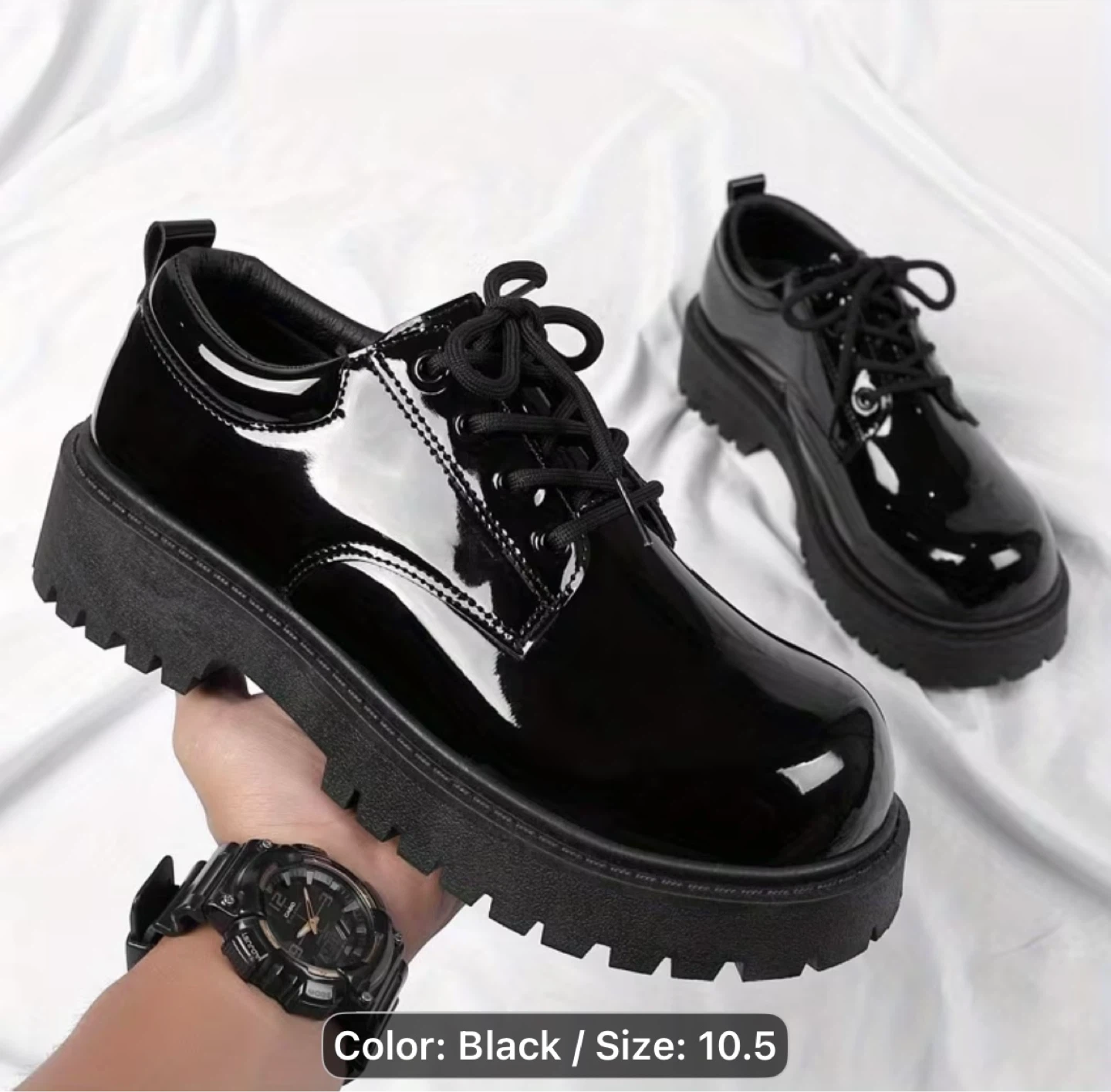 Platform Sole Oxford Shoe