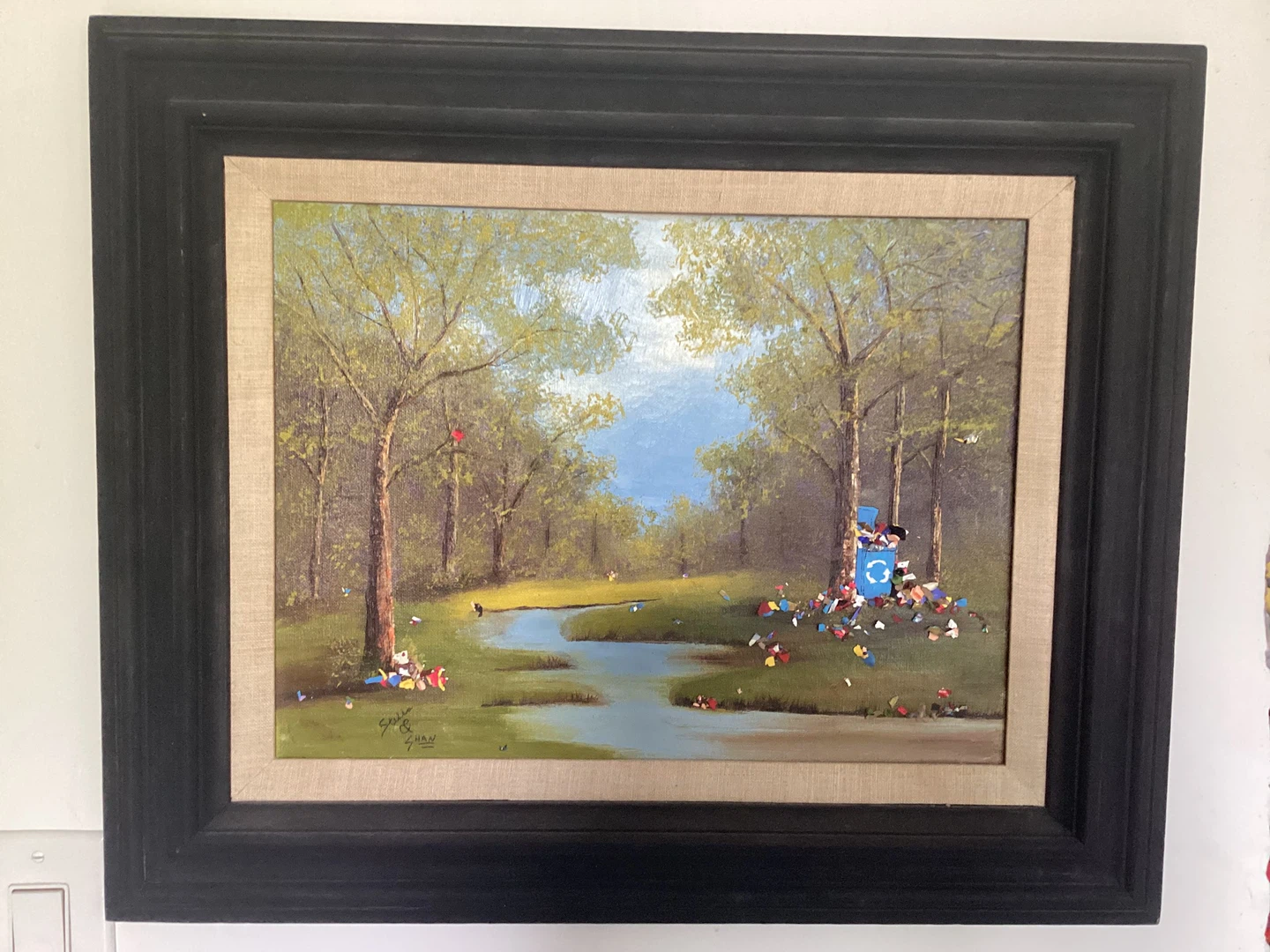 Upcycled Thrift Store Art