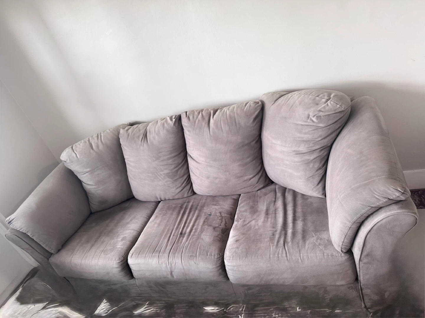 3 seater Grey Sofa - photo 3