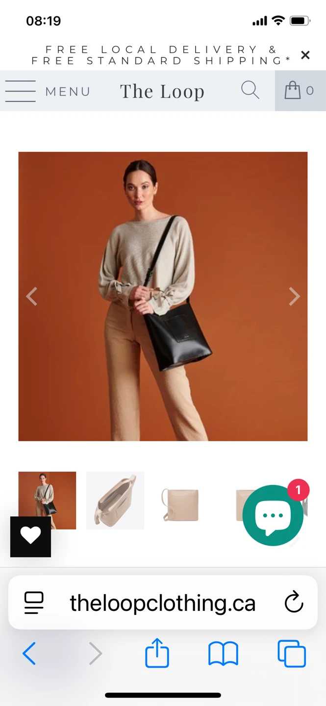 Pixie Mood Nude Beige Crossbody Tote Bag - photo 2