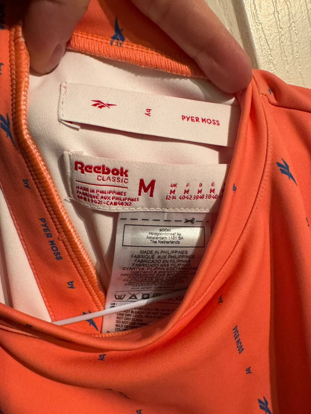 Reebok x Pyer Moss Bodysuit - Orange - Size M - photo 2
