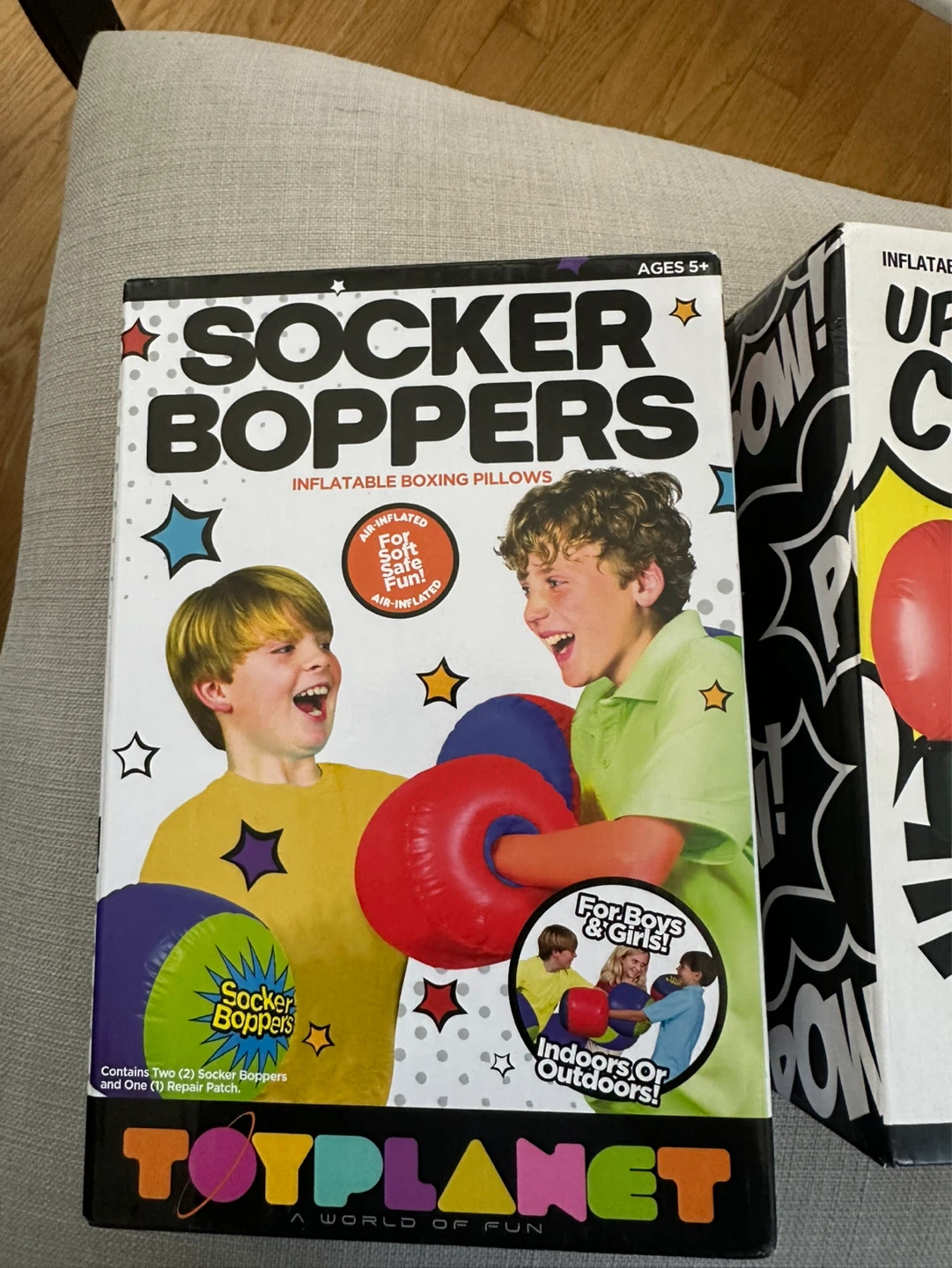 Inflatable Boxing Pillows and gloves - photo 2
