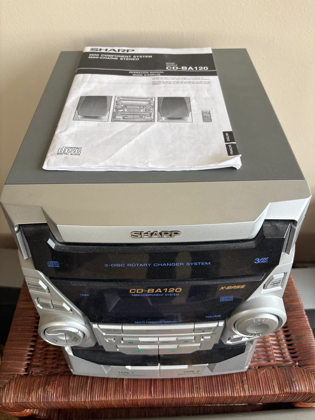 Sharp CD-BA120 Mini Component System - photo 2