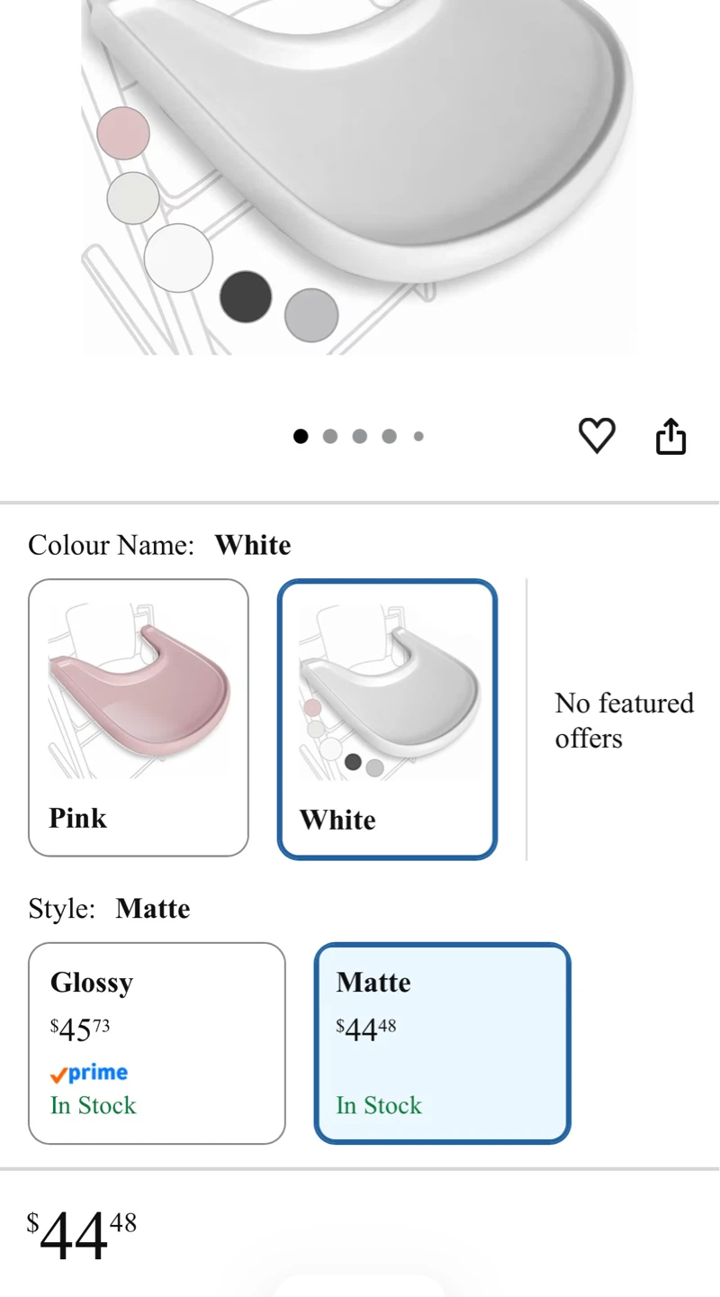 High Chair Tray Compatible with Stokke Tripp Chair - photo 2