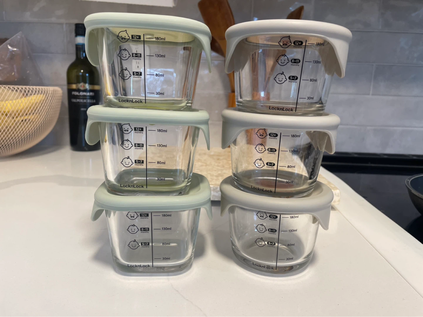 Locknlock baby food glass container