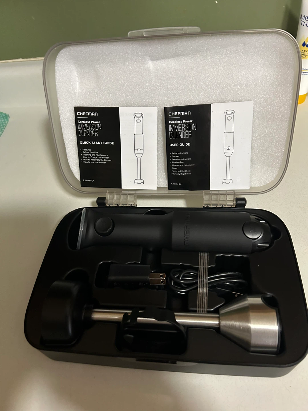 Chefman Cordless Power Immersion Blender