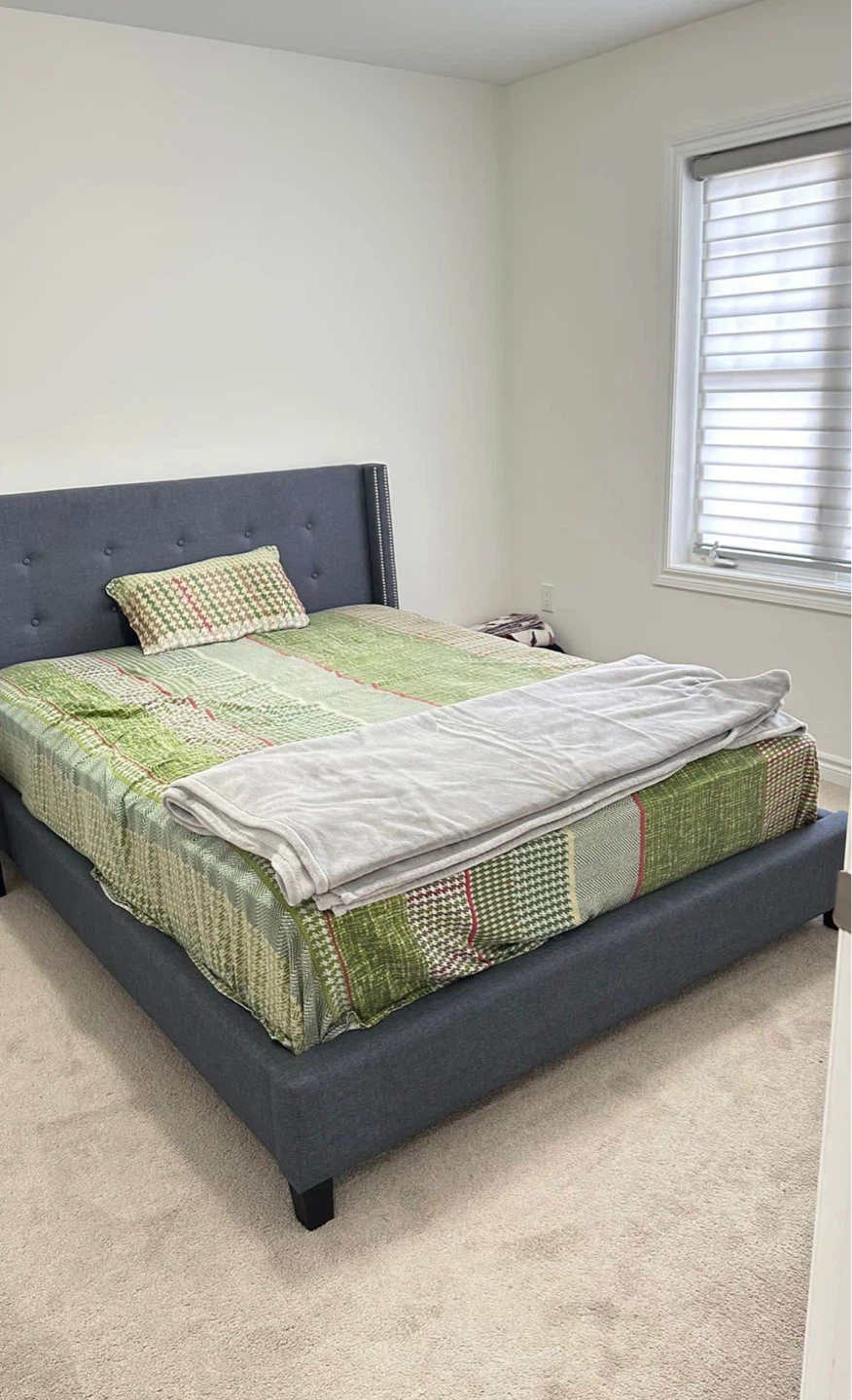 Queen Size Bed Frame with Headboard - photo 2