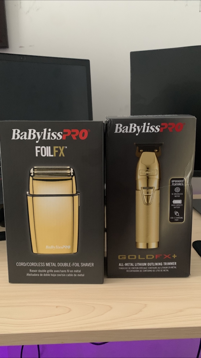 BaBylissPRO GOLD FX+ All-Metal Lithium Outlining Trimmer
