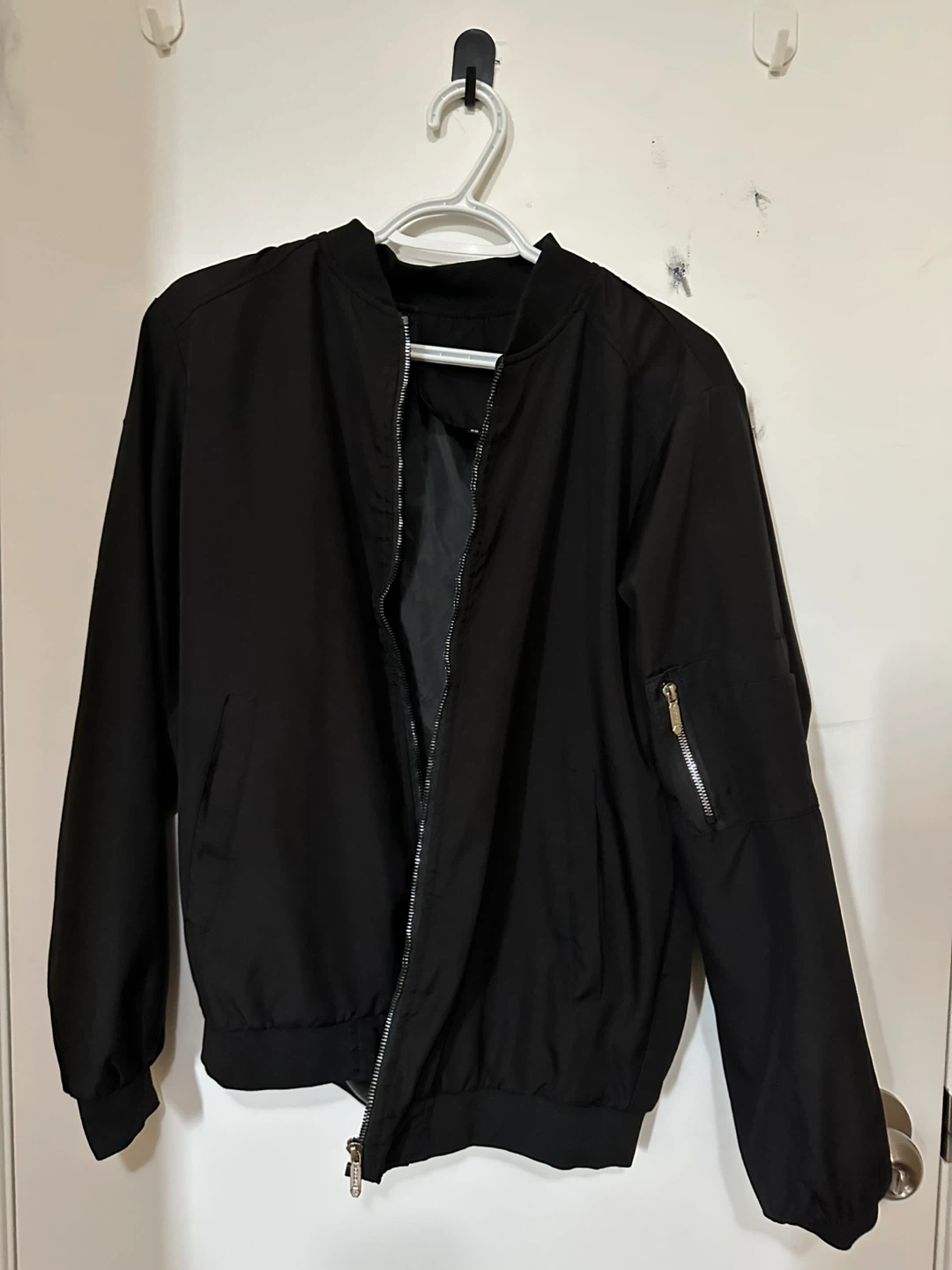 Black Bomber Jacket