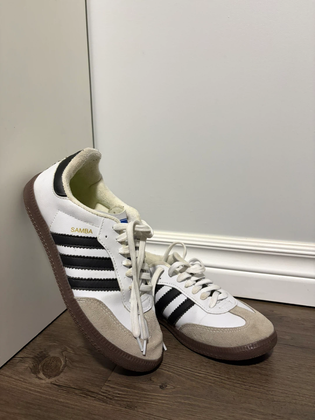 Adidas Samba Classic Shoes White/Black Size 8 - photo 2