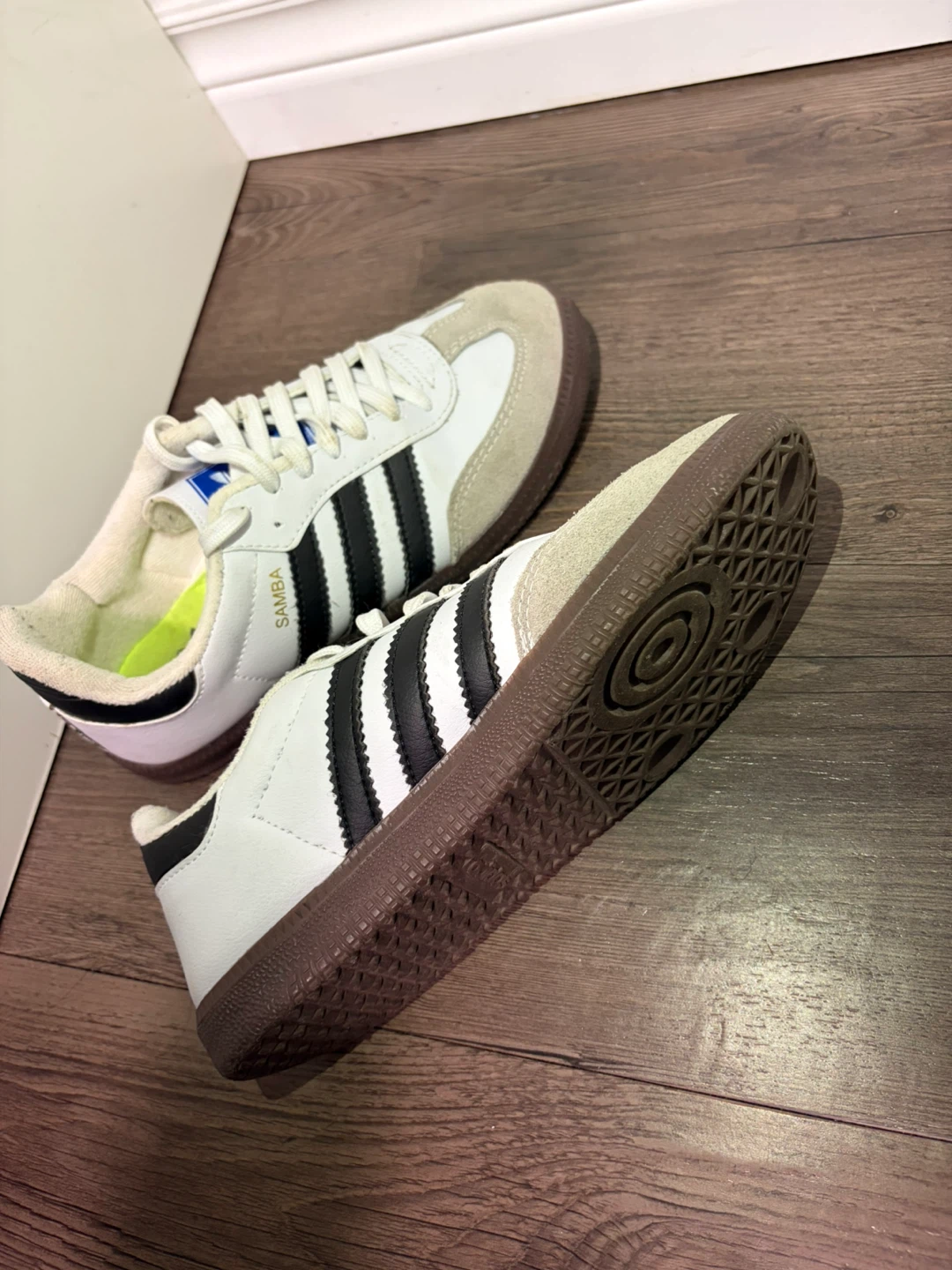 Adidas Samba Classic Shoes White/Black Size 8 - photo 3
