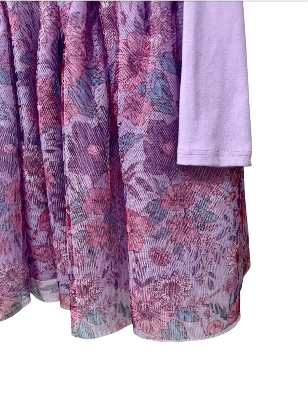 Btween Girls Floral Long Sleeve Dress – Size 6 🌸 - photo 2