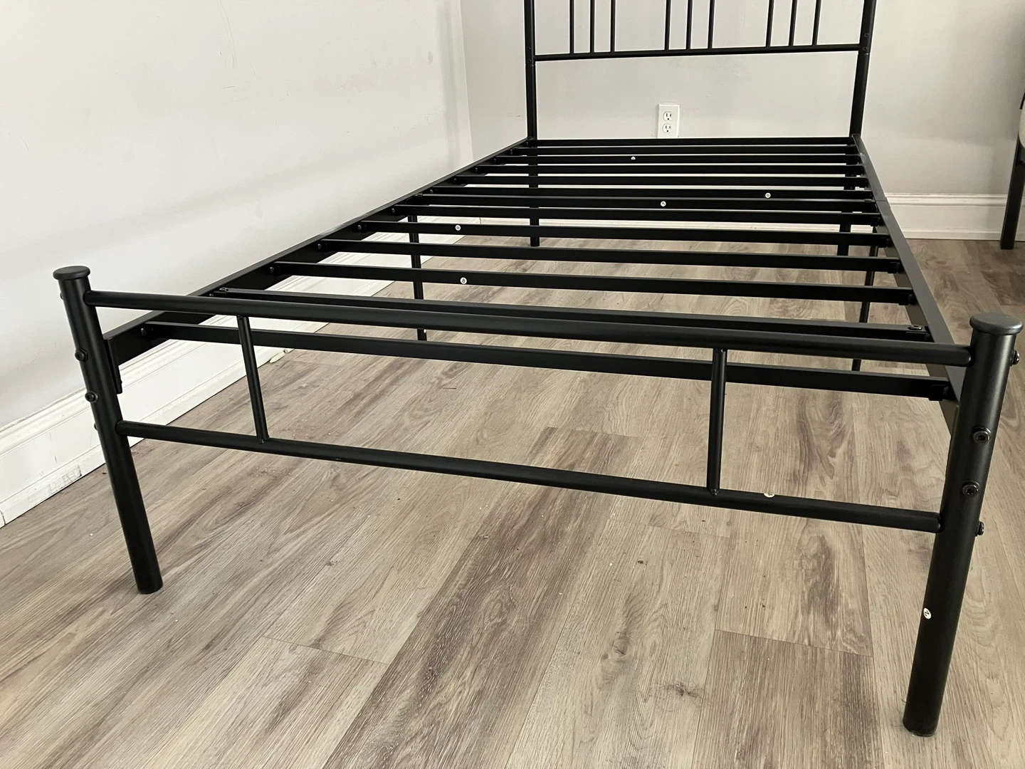 Black Metal Bed Frame - photo 3