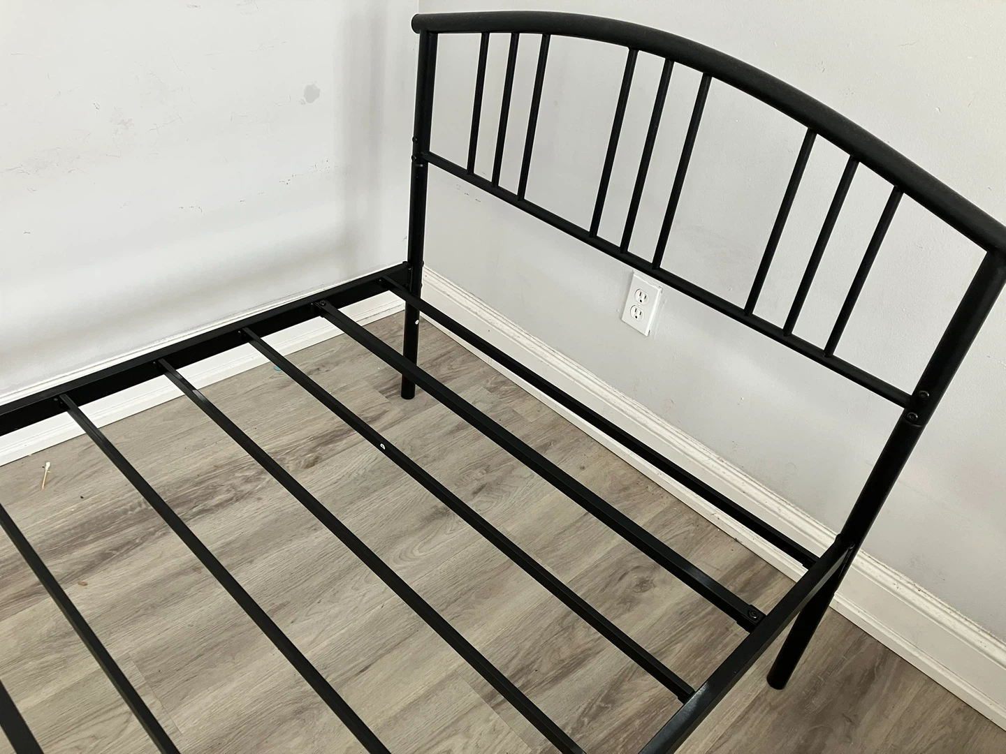 Black Metal Bed Frame - photo 2