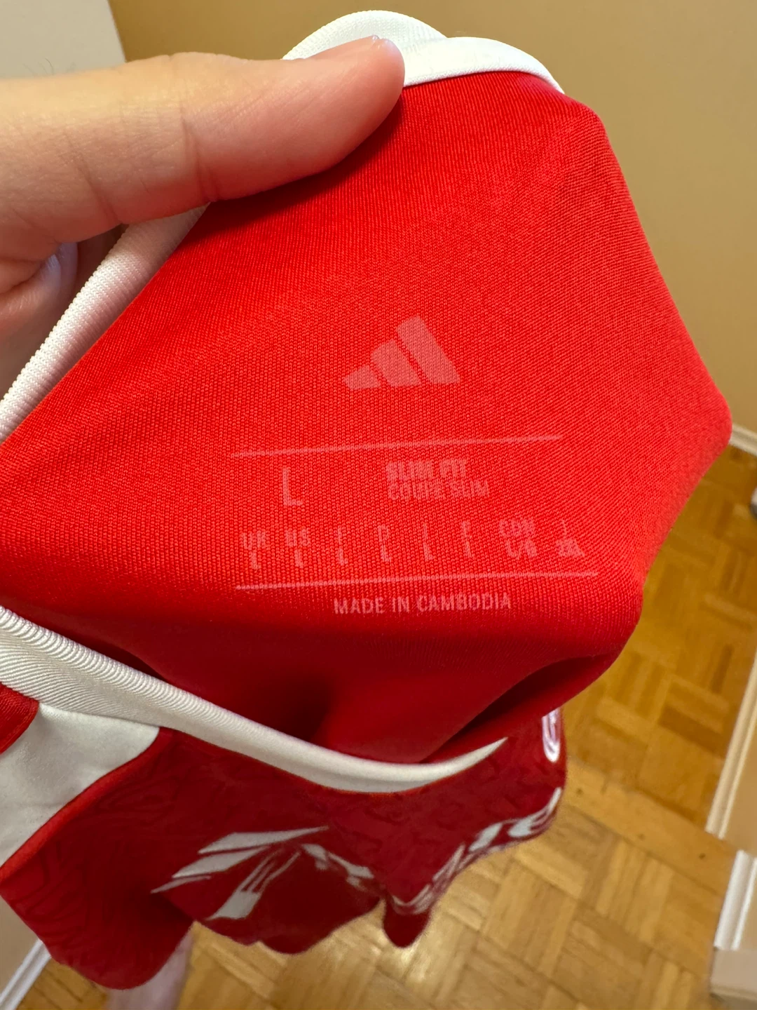 Adidas Arsenal FC Jersey - Red/White - Size L - photo 2