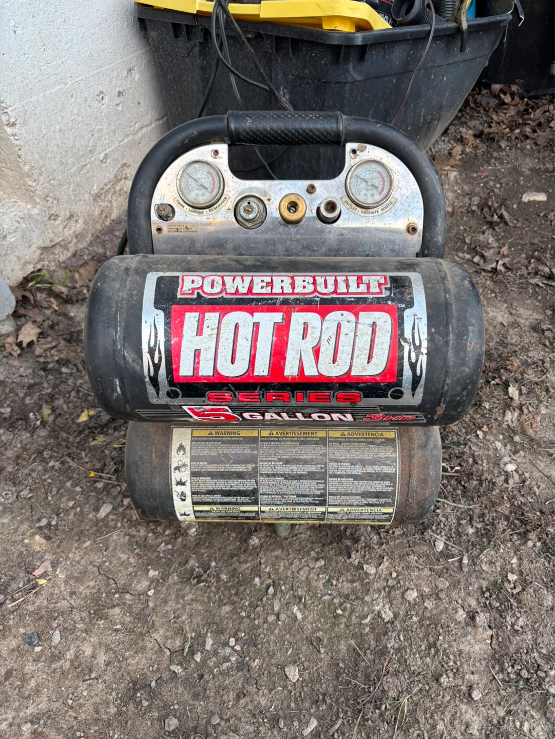 Powerbuilt Hot Rod Series 5 Gallon Air Compressor