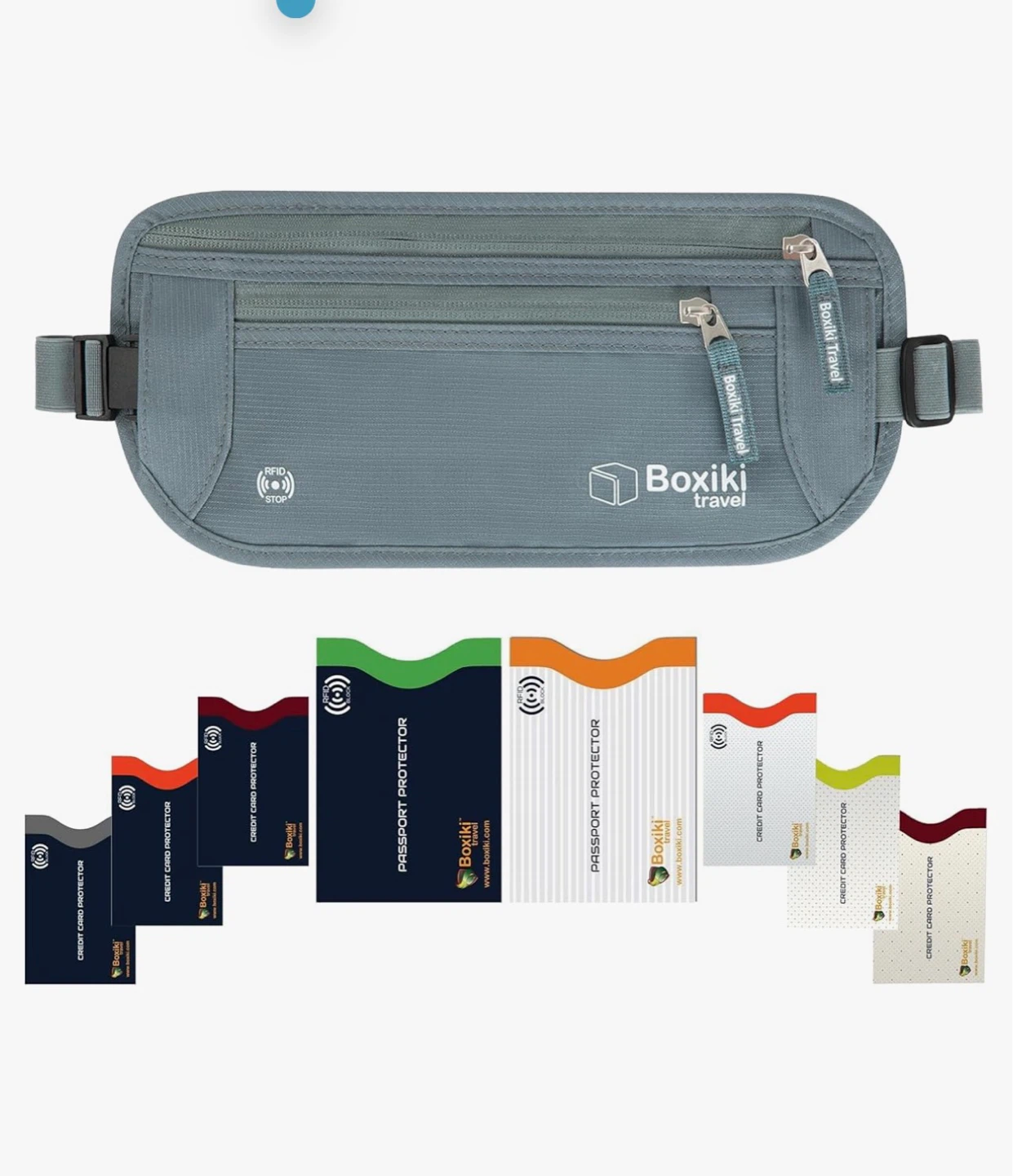 Boxiki Travel RFID Blocking Money Belt