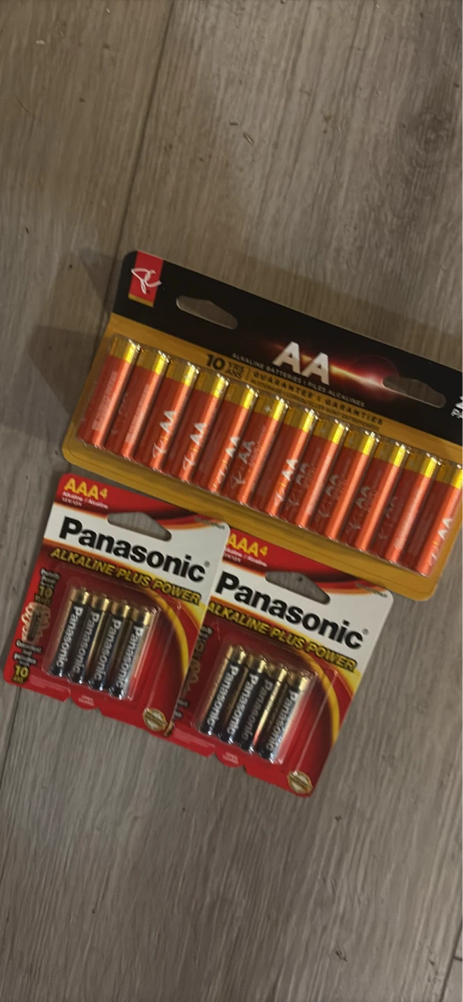 Panasonic AAA Batteries - Alkaline Plus Power