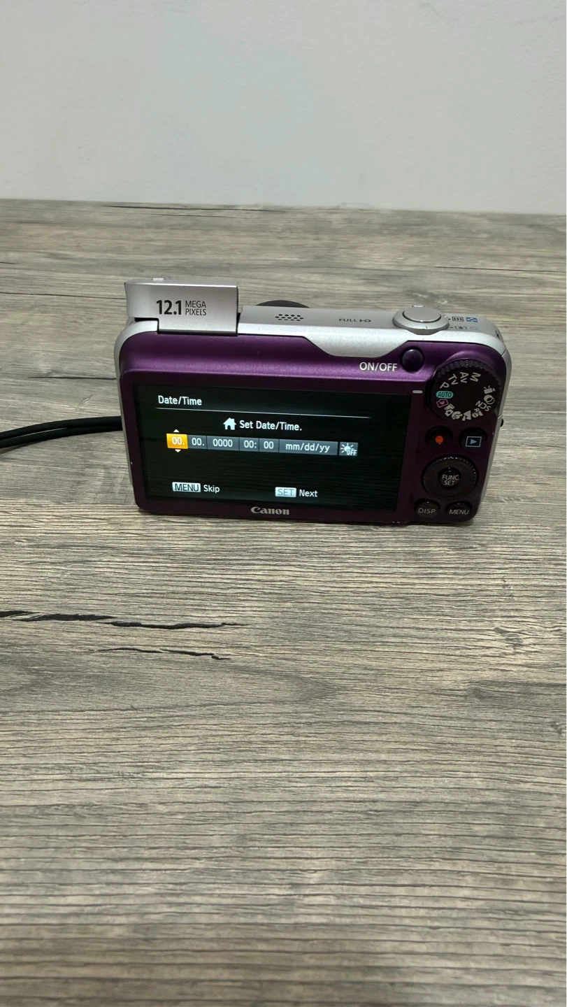 Canon PowerShot SX220 HS Purple Digital Camera - photo 2