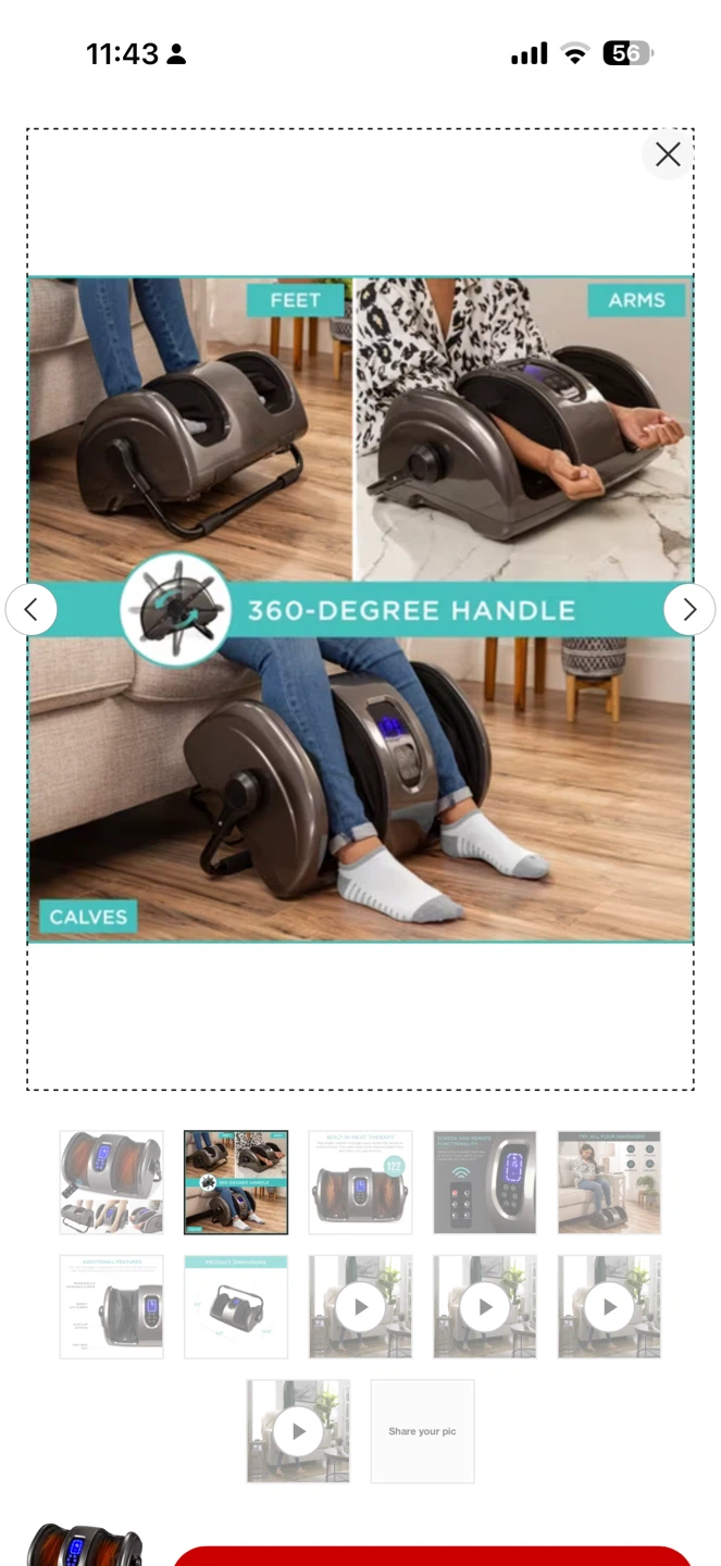 Tisscare Foot Massager - photo 3