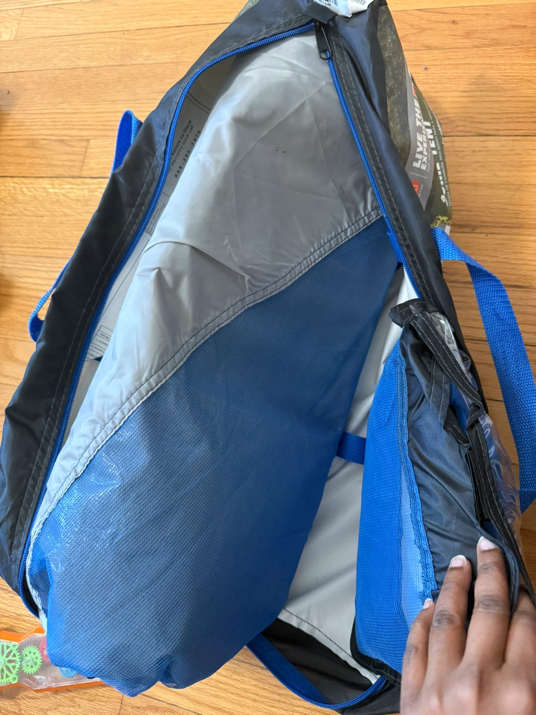 Ozark Trail 4-Person Dome Tent and camping chairs - photo 2