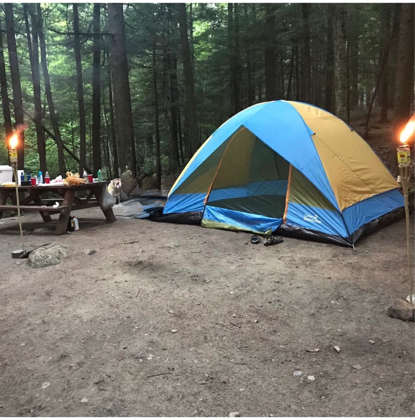 Ozark Trail 4-Person Dome Tent and camping chairs - photo 5