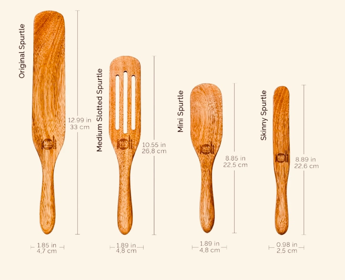Mad Hungry The Spurtle 4-Piece Acacia Spurtle Set - photo 2