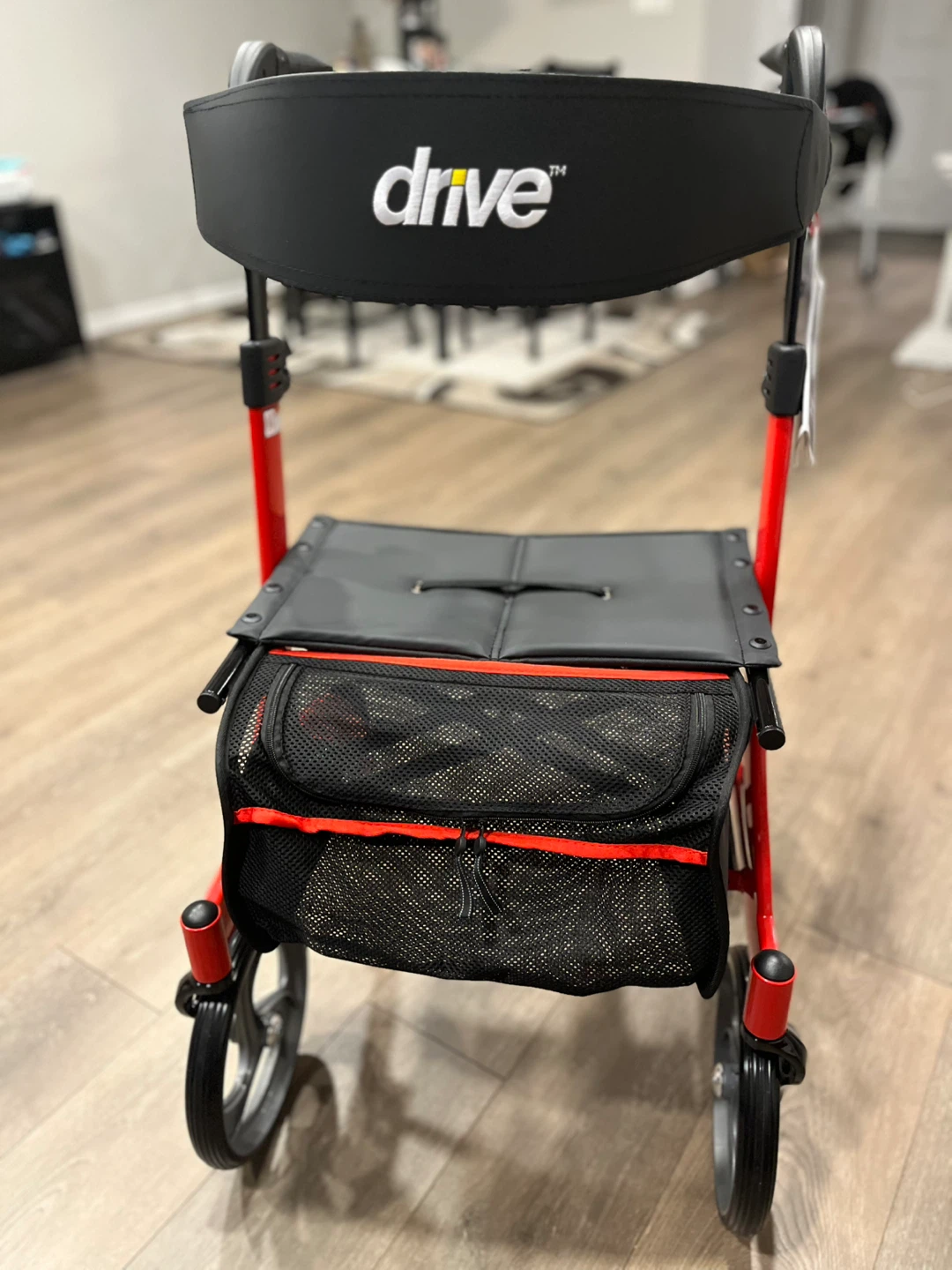 Drive "F-22" Rollator Walker with Seat and Bag - photo 2