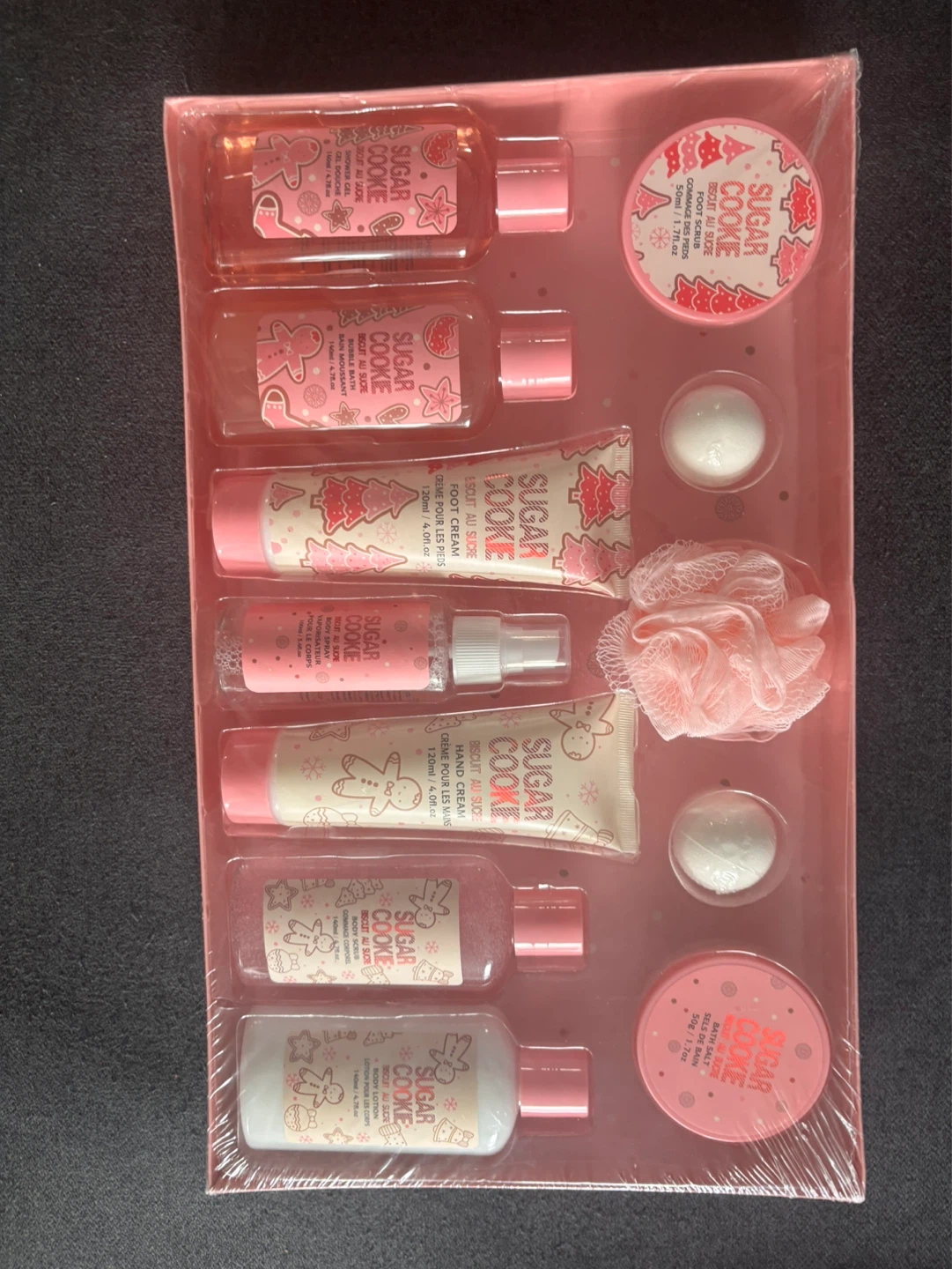 Sugar cookie bath set