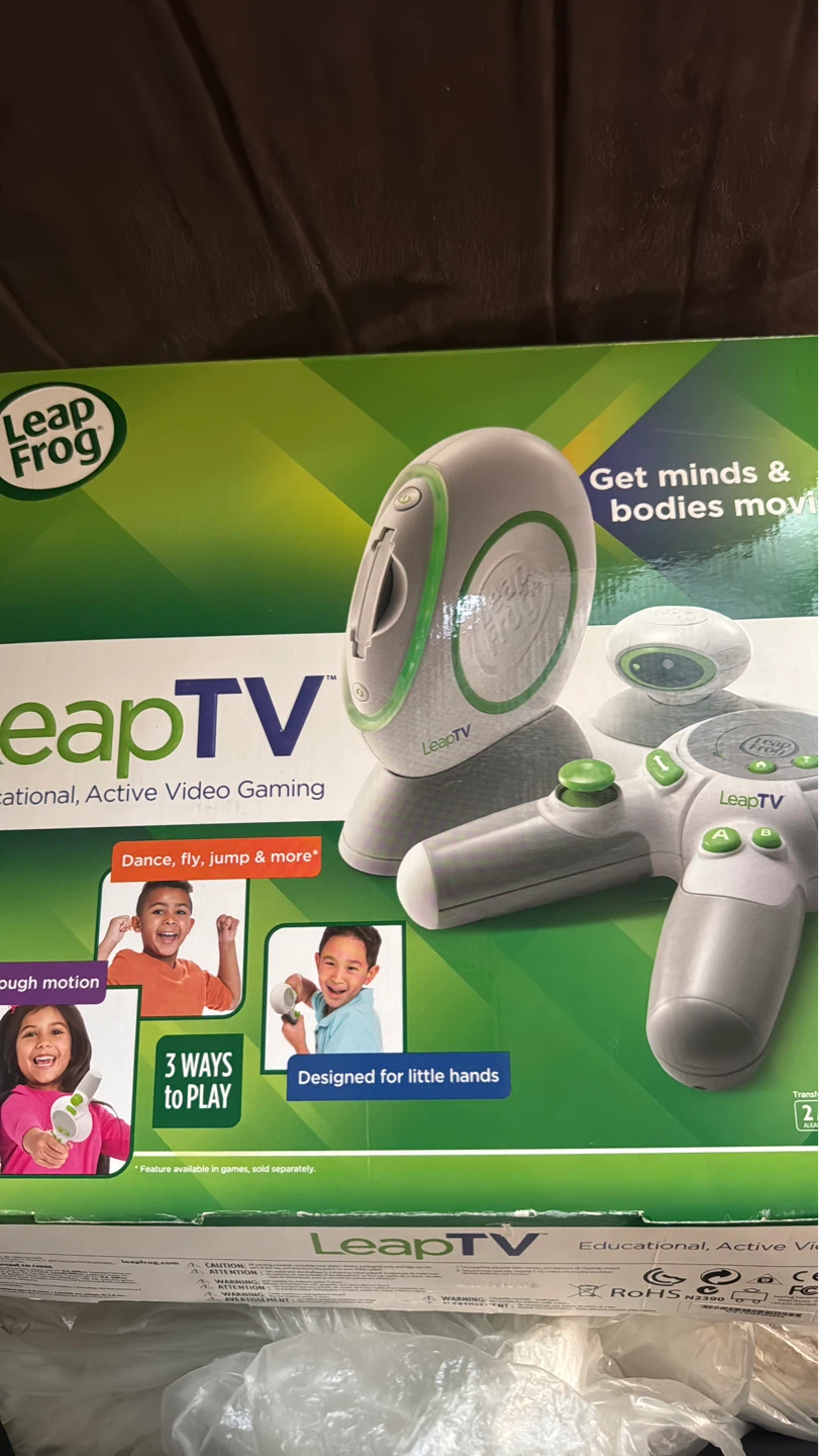 LeapFrog LeapTV Educational Gaming System Console with Games