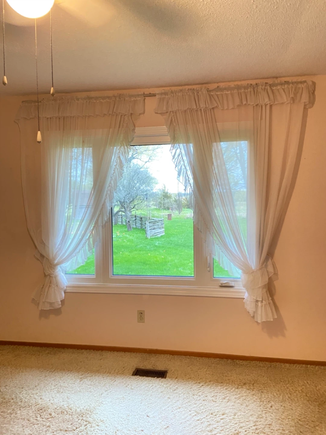 Sheer Ruffled Curtains