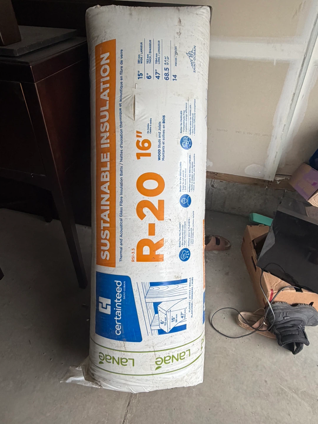 CertainTeed R-20 Sustainable Insulation Batts