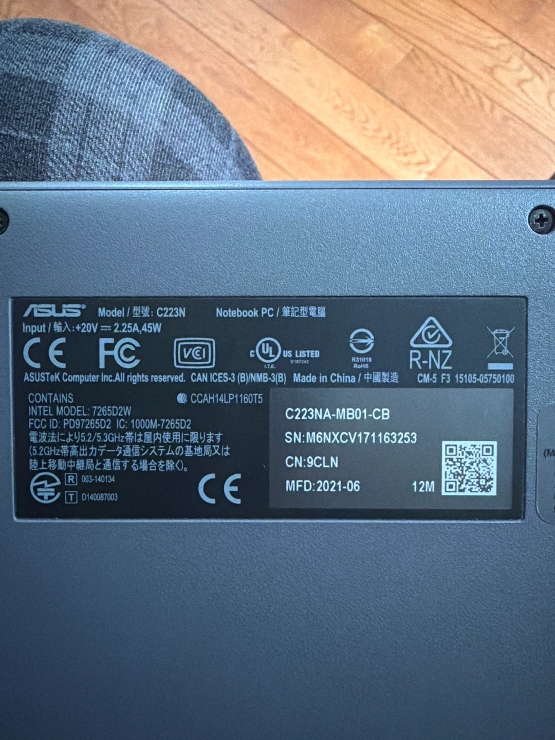 ASUS C223N Chromebook Laptop - photo 4