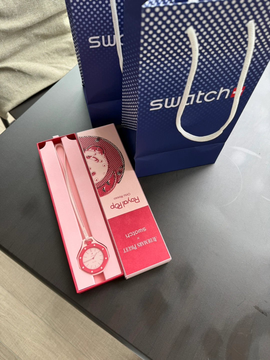 Swatch x Audemars Piguet Royal Oak Fp "Ora Rosso" Watch