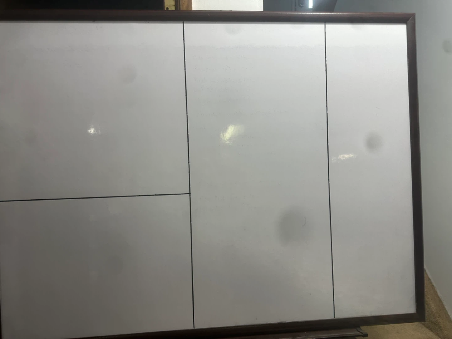 Whiteboard with Wooden Frame