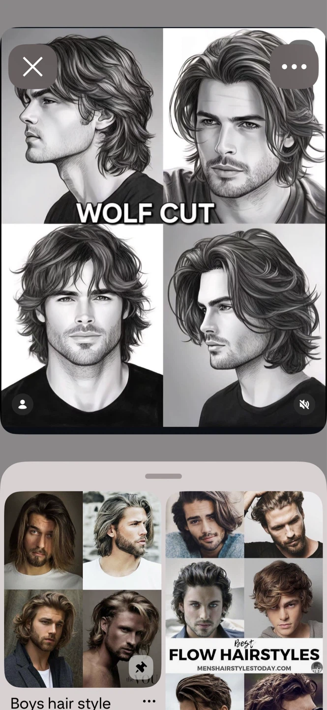 Men's Wolf Cut Hairstyle Guide
