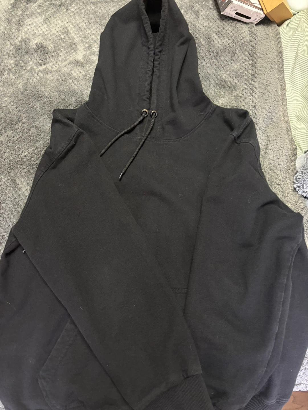 Black Hoodie with text on the back - photo 2