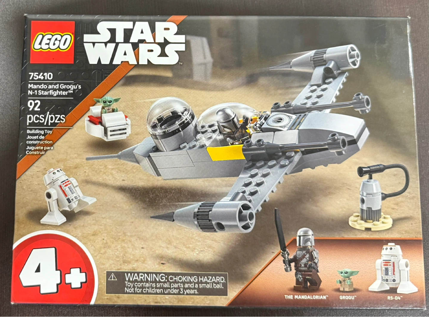LEGO Star Wars Mando and Grogu's N-1 Starfighter Set 75410