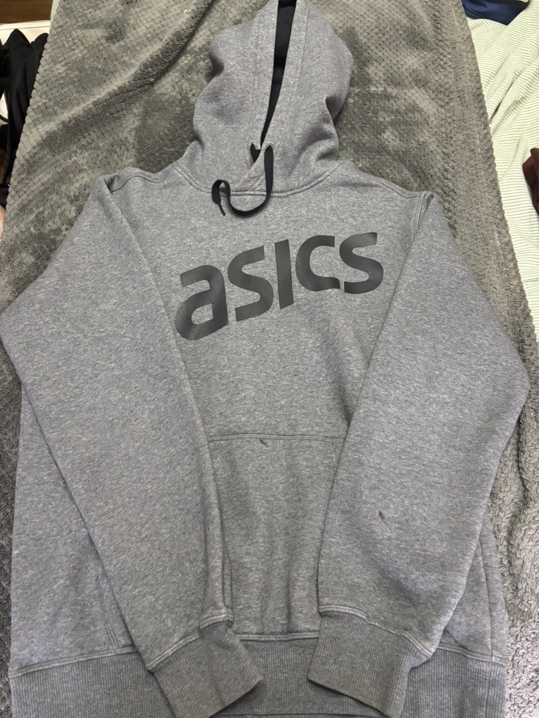Asics grey hoodie