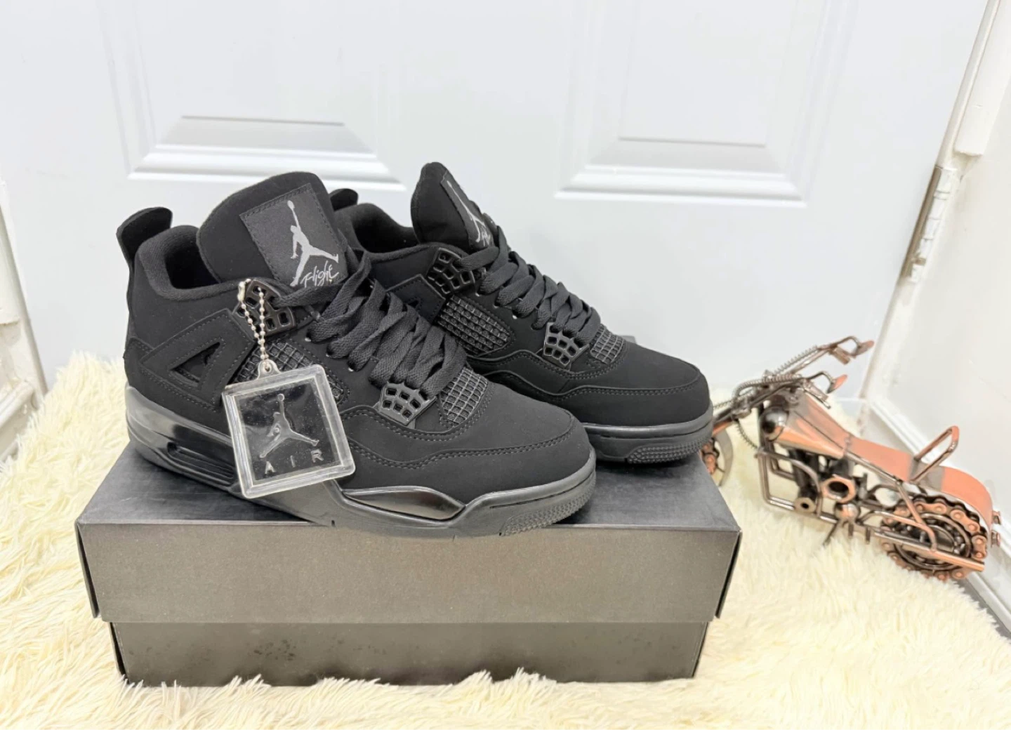 Air Jordan 4 'Black Cat' Sneakers - photo 2
