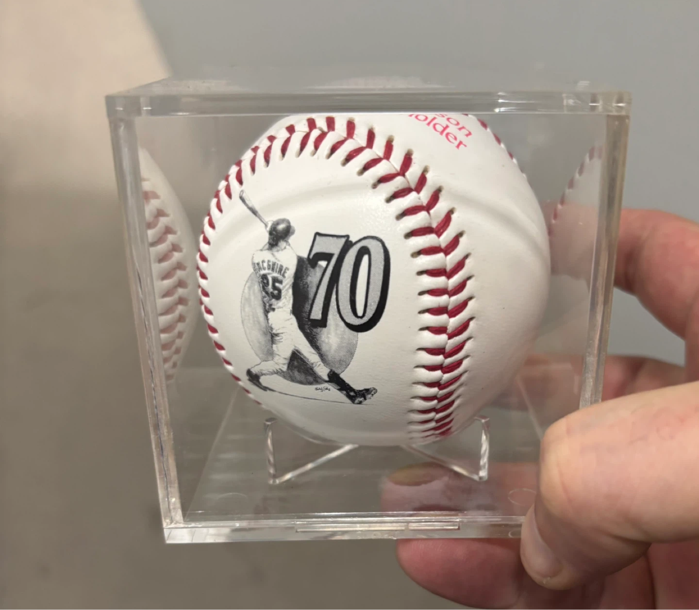 Mark McGwire "70" Home Run Commemorative Baseball