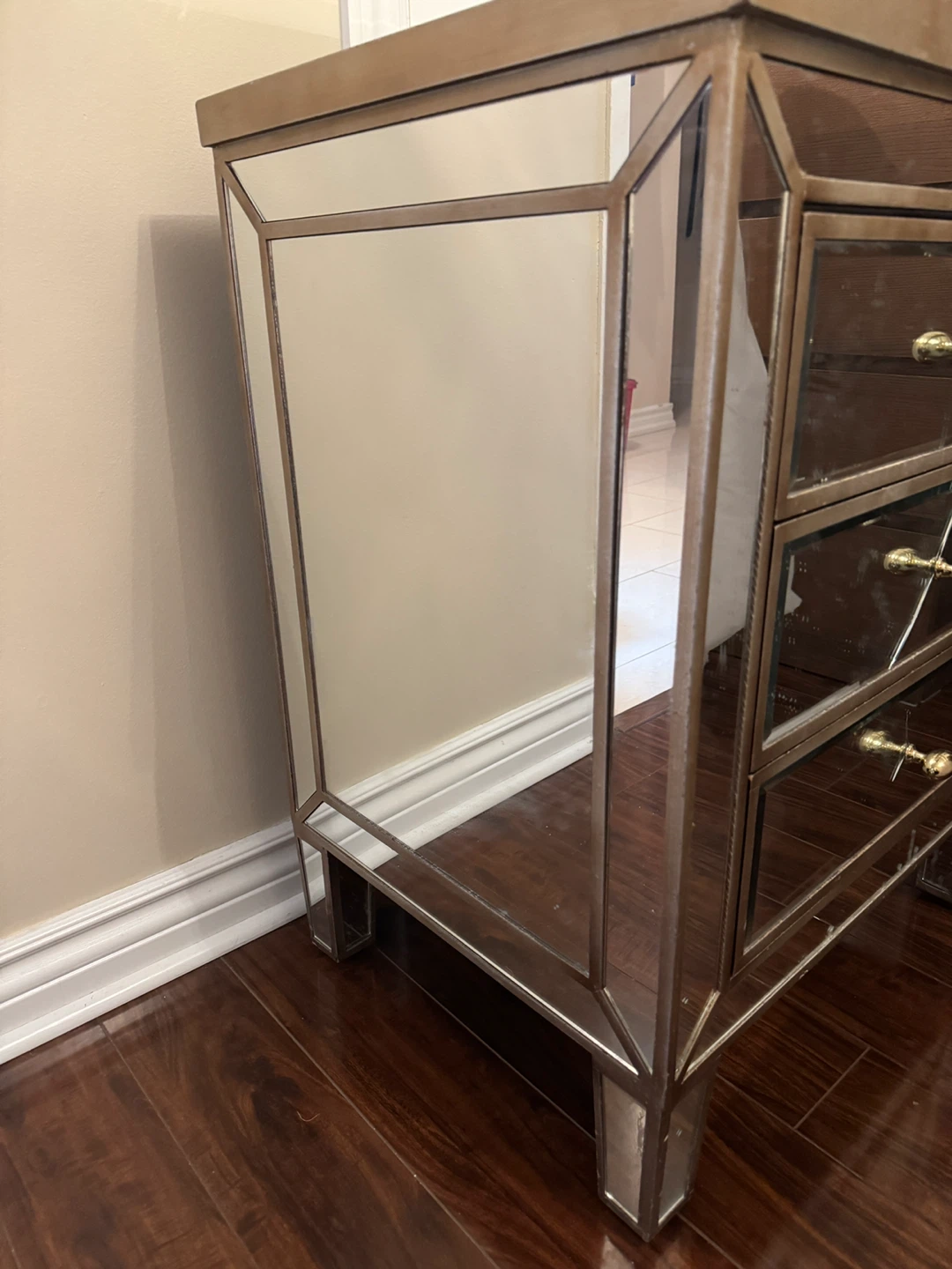 Glass night stand - photo 2