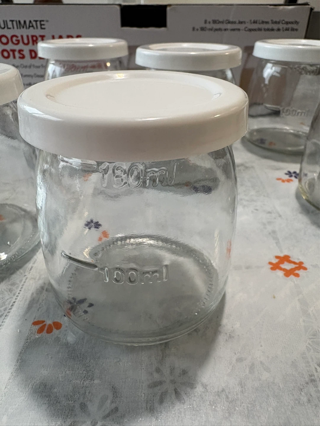 Brand New Ultimate Glass Yogurt Jar Set – 8 x 180ml - photo 2