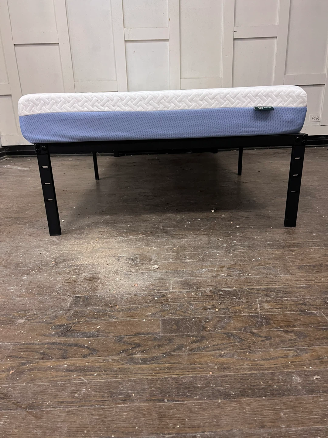 Twin Size Bed Frame with Mattress - photo 2