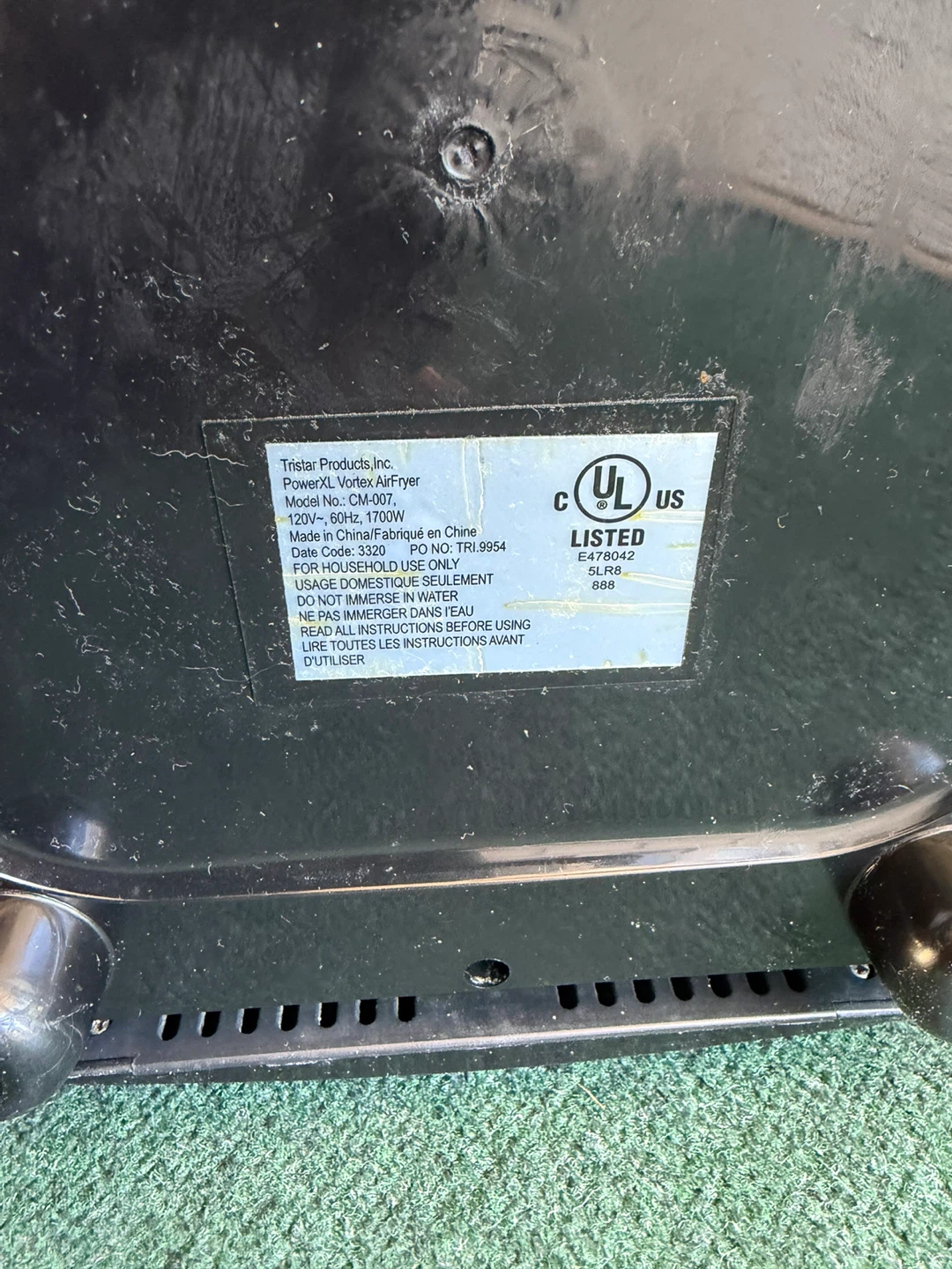 Tristar Vortex Air Fryer 10 quarts - photo 2