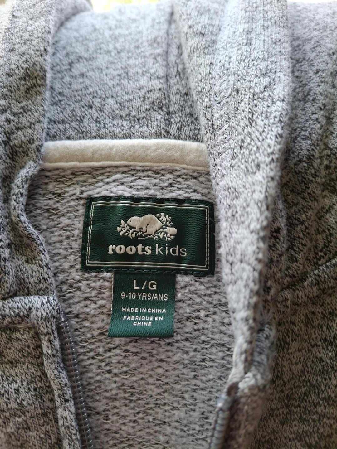 Roots Kids grey zip-up hoodie - photo 2