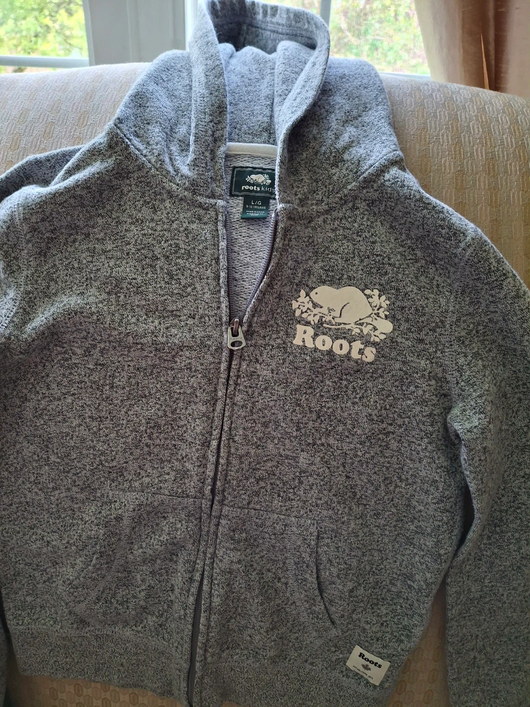 Roots Kids grey zip-up hoodie - photo 3