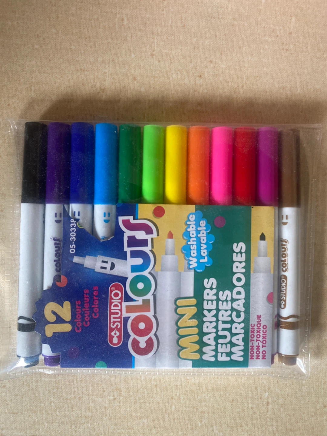STUDIO COLours 12 Mini Washable Markers